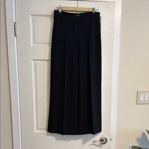 Zara Black Wide-Leg Trousers